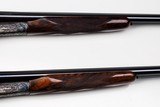 JAMES PURDEY & SONS ROUND BODY EXTRA FINISH 20 GAUGE PAIR SIDE BY SIDE SHOTGUNS - 26