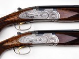 BERETTA S687 EELL DIAMOND PIGEON 12 GAUGE PAIR OVER-UNDER SHOTGUNS - 30
