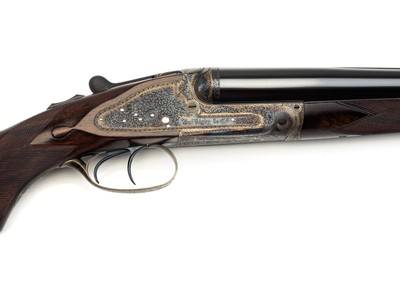 JOHN RIGBY RISING BITE SIDELOCK EJECTOR DBR .470 NE - 26