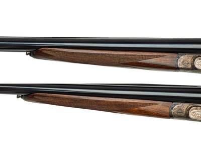 ARRIETA MODEL 570 SIDELOCK 20 GAUGE PAIR SIDE BY SIDE SHOTGUNS - 26