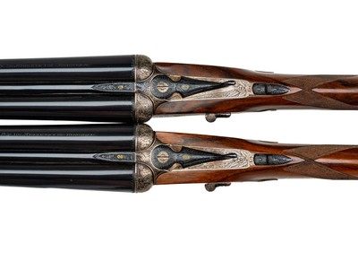 ARRIETA MODEL 570 SIDELOCK 20 GAUGE PAIR SIDE BY SIDE SHOTGUNS - 26