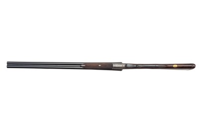 JOHN DICKSON & SON ROUND ACTION 12 GAUGE SIDE-BY-SIDE SHOTGUN - 28