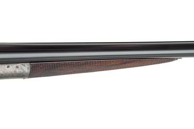 JOHN DICKSON & SON ROUND ACTION 12 GAUGE SIDE-BY-SIDE SHOTGUN - 28