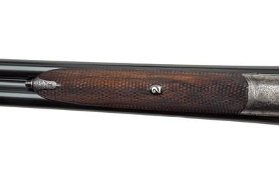 JOHN DICKSON & SON ROUND ACTION 12 GAUGE SIDE-BY-SIDE SHOTGUN - 28