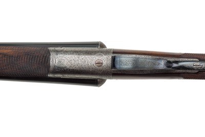 JOHN DICKSON & SON ROUND ACTION 12 GAUGE SIDE-BY-SIDE SHOTGUN - 28