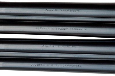 JOHN DICKSON & SON ROUND ACTION 20 GAUGE 2-BARREL SET SIDE-BY-SIDE SHOTGUN - 28" and "27" BARRELS - Image 13 of 20