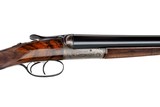 JOHN DICKSON & SON ROUND ACTION 20 GAUGE 2-BARREL SET SIDE-BY-SIDE SHOTGUN - 28" and "27" BARRELS