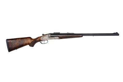 LIKE NEW - JOSEF HAMBRUSCH ROYAL SIDELOCK DOUBLE RIFLE .500 NE 3