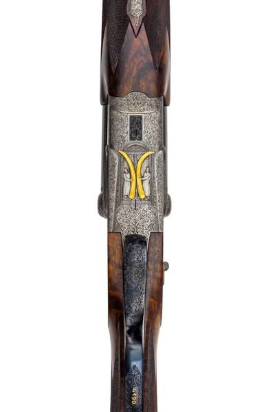 LIKE NEW - JOSEF HAMBRUSCH ROYAL SIDELOCK DOUBLE RIFLE .500 NE 3