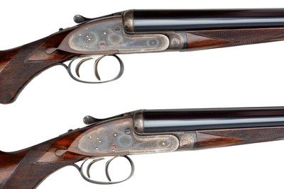 JAMES PURDEY & SONS 12 GAUGE PAIR BEST QUALITY SHOTGUNS WITH EXTRA BARREL SET - 26" BARRELS & 30" EXTRA BARREL - Image 1 of 20