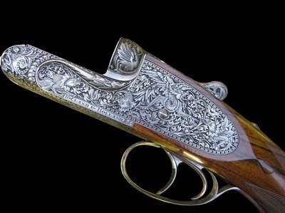 LIKE NEW AND UNFIRED - HOLLAND & HOLLAND ROYAL DELUXE DOUBLE RIFLE .375 H&H FLANGED MAGNUM - PHILIPPE GRIFNEE ENGRAVED - Image 2 of 19