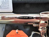 Colt Single Action Army (SAA), in
44-40 - Nickel w/Carved Ivory Grips - 6 of 15