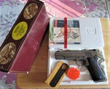 Colt 1911 Delta Elite Gold Cup 10mm; Unfired with original Box and Paperwork - 1 of 15