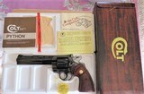 Colt Python Blue 6-Inch – with Original Box and Documentation - 16 - 1 of 15