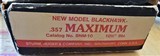 Ruger 357 Maximum in Original Box with Manual
- 134 - 15 of 15