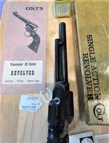 Colt SAA Peacemaker 22 – Dual 22LR/22MAG Cylinders - in Original Box with Documentation, C&R - 122 - 10 of 13