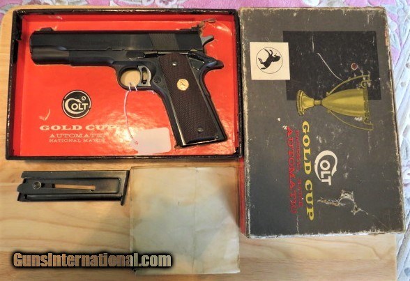 A look back at the Colt Gold Cup National Match .38 Special Mid Range  semi-automatic pistol (Part#1)