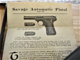 Savage Model 1907 32 ACP – Original Box/Manual w Vintage Cartridges - C&R180 - 11 of 15