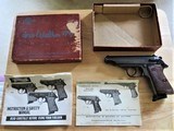Walther PP 32 ACP Manhurin,
Box. Cleaning Rod and Manual
C&R, 60