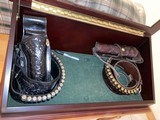 Colt Single Action Army – Two 2nd-Generation SAA Rigs in Display Case - 11 of 11