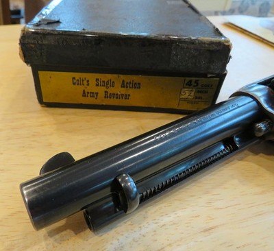 Colt Single Action Army, SAA 1958-45LC Box/Original Condition, 90% – A210 - Image 14 of 15