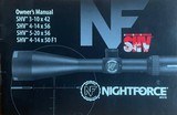 Nightforce SHV 3 x 10 x 42 with Nightforce 30mm Ultralite Unimount - 12 of 13