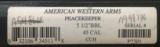 Consecutive SN American Western Arms Peacekeepers - 5 of 5