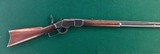 Winchester 1873 rimfire rifle, 22 short, octogon barrel, peep sight, - 1 of 11