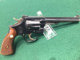 Smith & Wesson K-22, 6"bbl, 5-screw, diamond grips, with gold box - 2 of 6