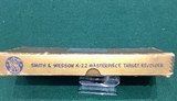 Smith & Wesson K-22, 6"bbl, 5-screw, diamond grips, with gold box - 5 of 6