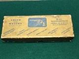 Smith & Wesson K-22, 6"bbl, 5-screw, diamond grips, with gold box - 4 of 6