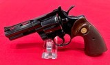 COLT PYTHON 4 IN BLUED 357 MAG MFG IN 1973 - 1 of 4