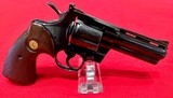 COLT PYTHON 4 IN BLUED 357 MAG MFG IN 1973 - 2 of 4