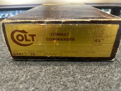 Colt Combat Commander 1911 45acp - Image 4 of 4
