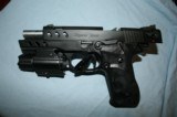 TISAS ZIGANA SPORT 9MM 5" BLACK semi auto 15+1 with NcSTAR Flashlight and Red Laser, 2-15 round and 5- 17 round Mags,Used, Like New. - 2 of 5