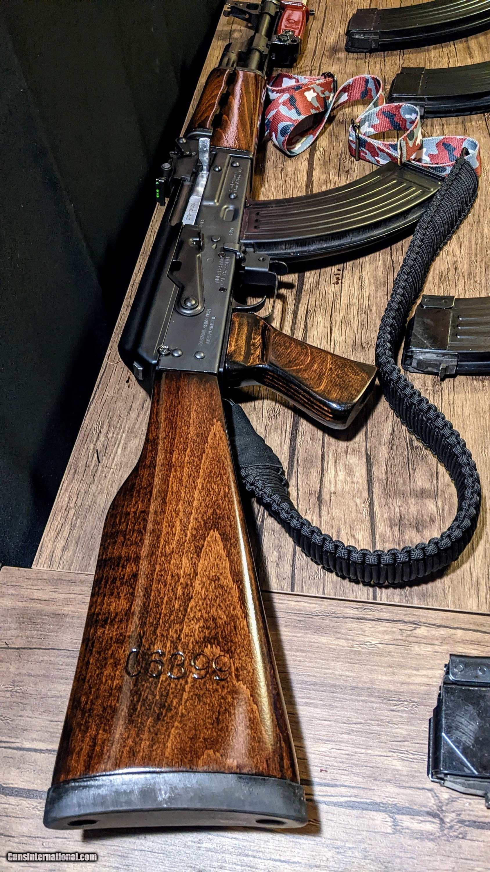 ZASTAVA YUGO M70B AK47 7.62X39 RIFLE ALL MATCHING # CLASSIC DARK TEAK ...