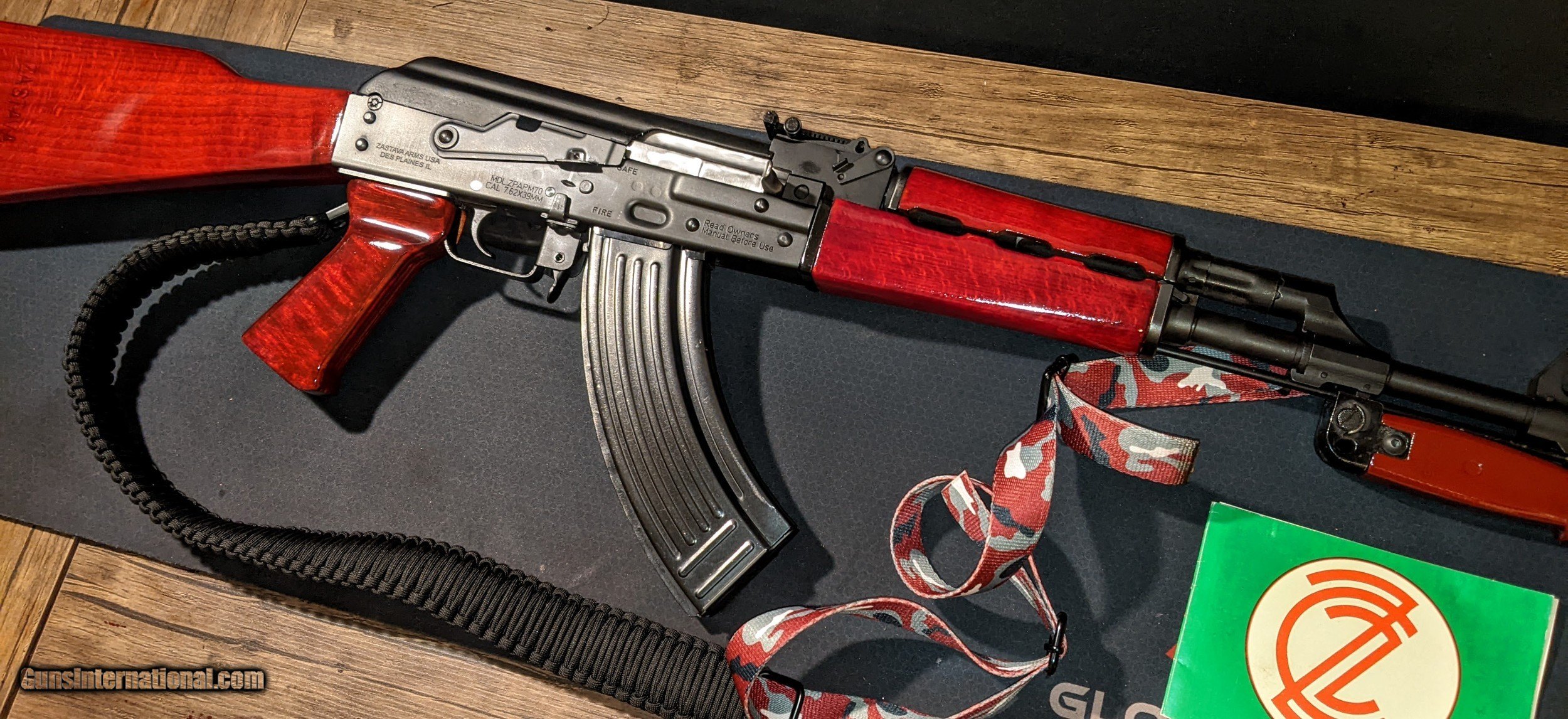 ZASTAVA YUGOSLAVIAN M70B AK47 CLASSIC RED RIFLE ALL MATCHING 7.62X39mm ...