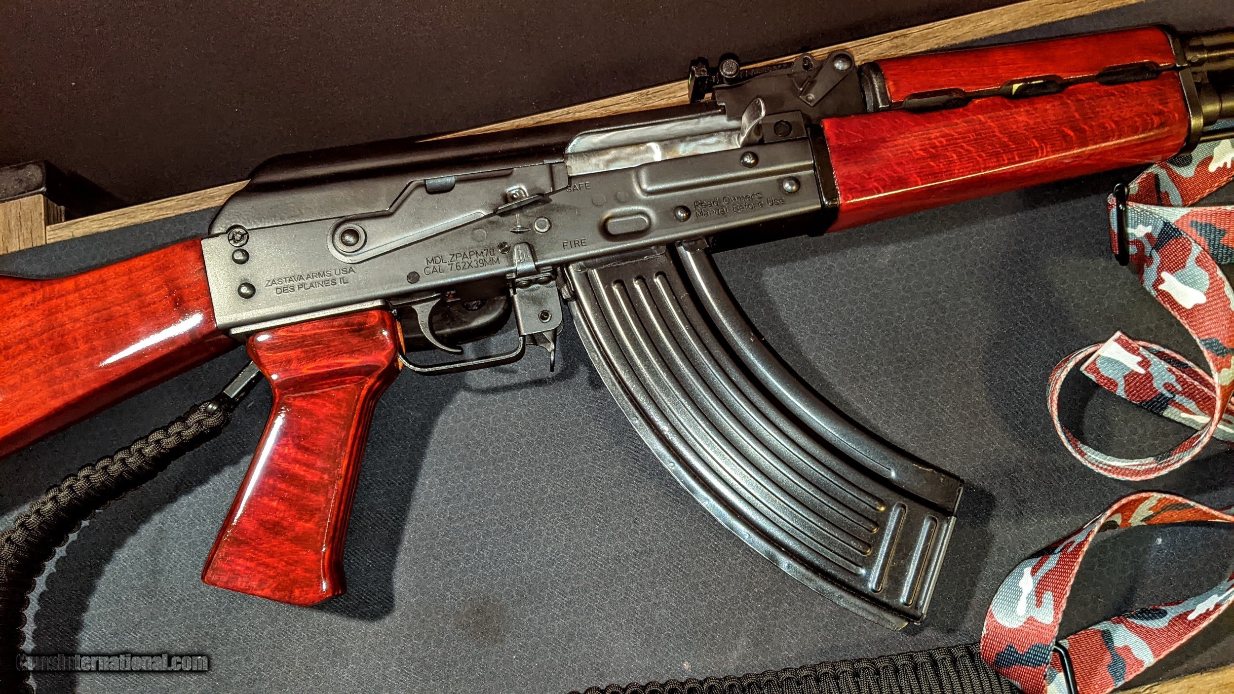 ZASTAVA YUGOSLAVIAN M70B AK47 CLASSIC RED RIFLE ALL MATCHING 7.62X39mm ...