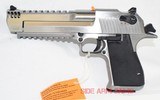 New in Box Desert Eagle .50AE Stainless-Steel Rail Gun with Muzzle Brake - 1 of 8