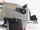 New in Box Desert Eagle .50AE Stainless-Steel Rail Gun with Muzzle Brake - 4 of 8
