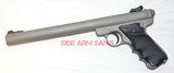 Used/VG Condition AWC-RUGER MK II "AMPHIBIAN" Stainless-Steel .22 Suppressed Pistol & Hogue Grips - 1 of 5