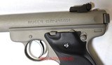 Used/VG Condition AWC-RUGER MK II "AMPHIBIAN" Stainless-Steel .22 Suppressed Pistol & Hogue Grips - 5 of 5