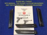 RUGER MK II TARGET with CRIMSON TRACE LASER and many extras - 4 of 8