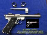 RUGER MK II TARGET with CRIMSON TRACE LASER and many extras - 3 of 8