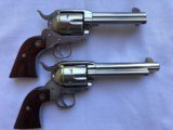 Consecutive Pair Ruger Vaquero Stainless Steel Model 5144 and Vaquero Model 5141 - 3 of 7