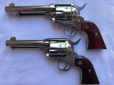 Consecutive Pair Ruger Vaquero Stainless Steel Model 5144 and Vaquero Model 5141 - 2 of 7