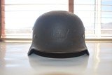 WW2 GERMAN M40 LUFTWAFFE HELMET W/ORIG. LINER. - 2 of 5