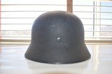 WW2 GERMAN M40 LUFTWAFFE HELMET W/ORIG. LINER. - 4 of 5