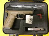 SPRINGFIELD ARMORY XD-9, MODEL 2, 4.0" THREADED BARREL, FDE, 9MM - 2 of 2