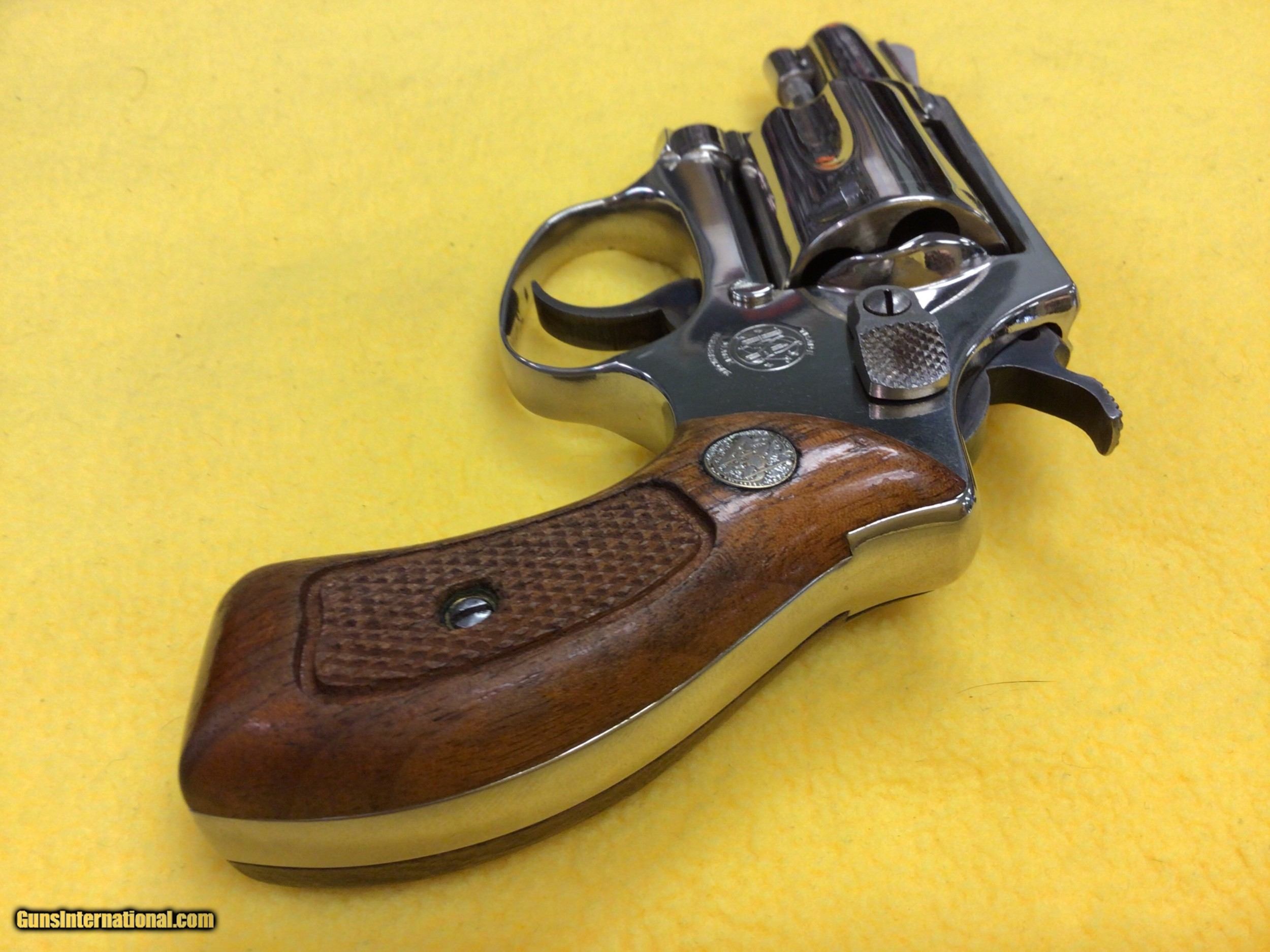 SMITH AND WESSON MODEL 36 NO DASH, CHIEFS SPECIAL, NICKEL, .38 SPECIAL ...